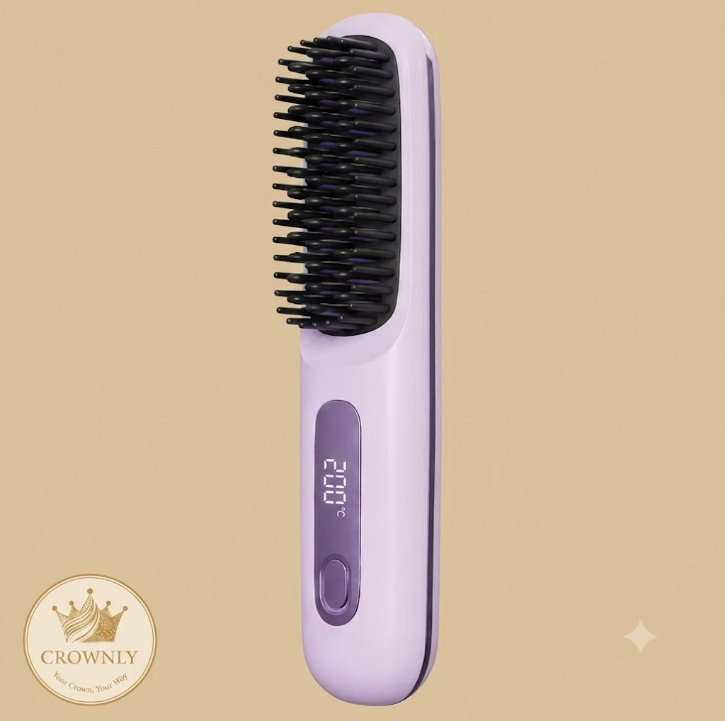 Crownly™ AirStyle – Wireless Straightener & Curler