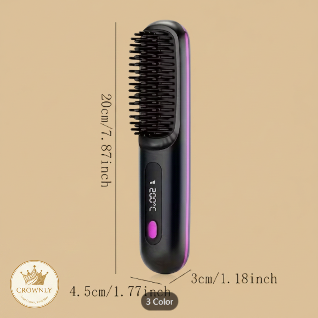 Crownly Brush Dimensions - Logo