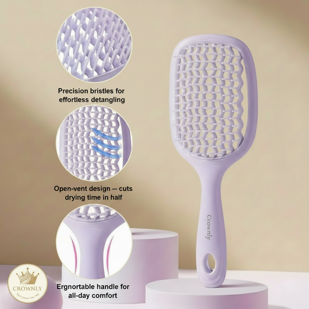 Crownly Purple Brush – Matching Background